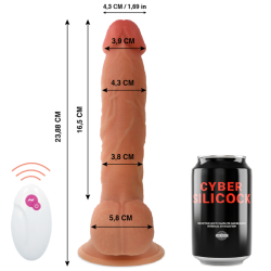 CYBER SILICOCK - PILOT REALISTYCZNY MASTER BEN 23.88 CM -O- 4.3 CM