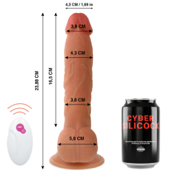 CYBER SILICOCK - PILOT REALISTYCZNY PAN JOHN 23.88 CM -O- 4.3 CM