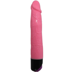 BAILE - KOLOROWY WIBRATOR SEKSUALNY ROZOWY 23 CM