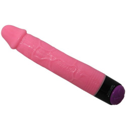 BAILE - KOLOROWY WIBRATOR SEKSUALNY ROZOWY 23 CM