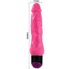 BAILE - KOLOROWY WIBRATOR SEKSUALNY ROZOWY 24 CM