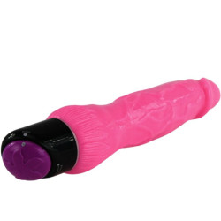 BAILE - KOLOROWY WIBRATOR SEKSUALNY ROZOWY 24 CM