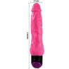BAILE - KOLOROWY SEKS LILIOWY REALISTYCZNY WIBRATOR 24 CM