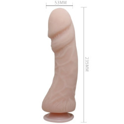 BAILE - DUZY DILDO PENIS Z NATURALNYMI WIBRACJAMI 23,5 CM