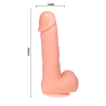 BAILE - REALISTYCZNE DILDO DONG WIBRACJE I OBROT 20 CM