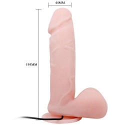 BAILE - OLIVER REALISTYCZNY DILDO Z WIBRACJAMI
