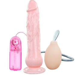 BAILE - DILDO WIBRATOR FONTANNY Z FUNKCJA WYTRYSKU