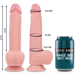 ROCKARMY - PLYNNY SILIKON PREMIUM HAWK REALISTYCZNY 22 CM -O- 4.6 CM