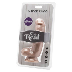 GET REAL - DILDO 12 CM Z KULKAMI WIBRATOREM SKORY