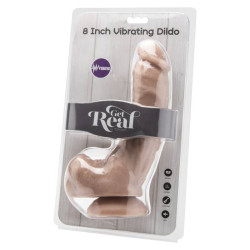 GET REAL - DILDO 20,5 CM Z KULKAMI WIBRATOREM SKORY