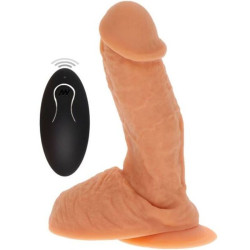 GET REAL - SILIKONOWA WIBRACYJNA SKORA DILDO