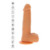GET REAL - OBROTOWE KORALIKI WIBRACYJNE SKORE DILDO