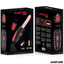 JAMYJOB - PYSTON BASE AUTOMATYCZNY MASTURBATOR Z PILOTEM DILDO