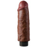 KING COCK - GALO VIBRANTE MARROM 15,24 CM