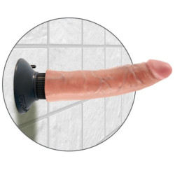 KING COCK - 17,78 CM WIBRACYJACE MIESKO KOGUTOWE