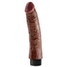 KING COCK - VIBRATING COCK BROWN 17.78 CM