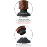 KING COCK - VIBRATING COCK BROWN 20.32 CM