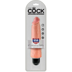 KING COCK - SZTYWNY REALISTYCZNY WIBRATOR 20,3 CM NATURALNY
