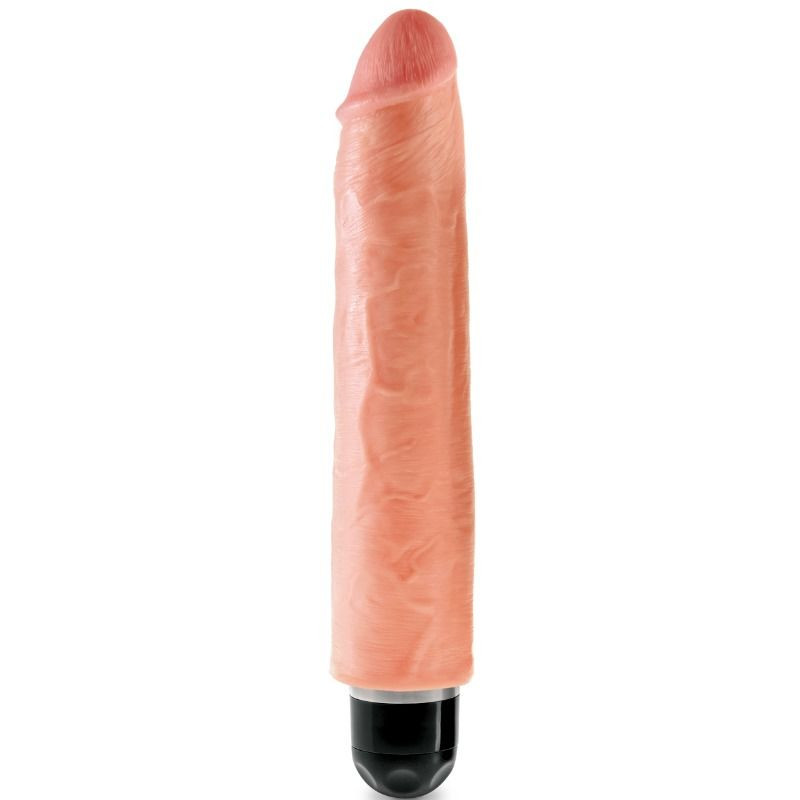 KING COCK - 25.4 CM VIBRATING STIFFY FLESH KING COCK - 25.4 CM VIBRATING STIFFY FLESH