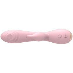 NALONE - WIBRATOR MAGIC STICK Z KROLIKIEM - JASNY ROZ