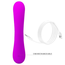 PRETTY LOVE - SINCERE VIBRATOR UND KLITORAS STIMULIERENDE WELLEN LILA SILIKON
