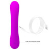 PRETTY LOVE - SINCERE VIBRATOR UND KLITORAS STIMULIERENDE WELLEN LILA SILIKON