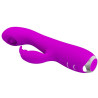 PRETTY LOVE - RACHEL VIBRADOR RECARREGÁVEL COM ONDAS ESTIMULANTES ROXO