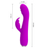 PRETTY LOVE - RACHEL VIBRADOR RECARREGÁVEL COM ONDAS ESTIMULANTES ROXO