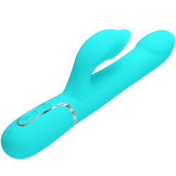 PRETTY LOVE - WIBRATOR KRÓLIK PERLY AQUA ZIELONY