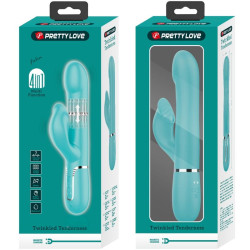 PRETTY LOVE - WIBRATOR KRÓLIK PERLY AQUA ZIELONY