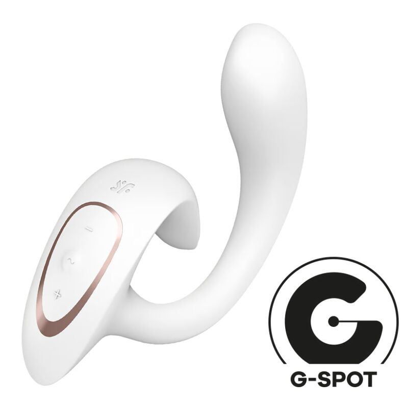 SATISFYER - G FOR GODDESS 1 WIBRATOR KRÓLIK BIALY