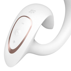 SATISFYER - G FOR GODDESS 1 WIBRATOR KRÓLIK BIALY