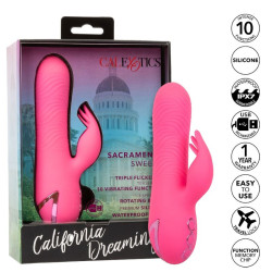 CALEXOTICS - SACRAMENTO SWEETIE WIBRATOR KRÓLIK RÓZOWY BY CALIFORNIA DREAMING
