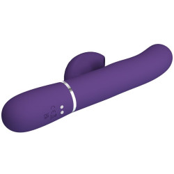 PRETTY LOVE - PERLITA WIBRATOR G-SPOT 3 W 1 WIELOFUNKCYJNY FIOLETOWY
