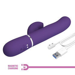 PRETTY LOVE - PERLITA WIBRATOR G-SPOT 3 W 1 WIELOFUNKCYJNY FIOLETOWY