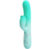 PRETTY LOVE - GIGI WIELOFUNKCYJNY WIBRATOR KRÓLIK AQUA GREEN
