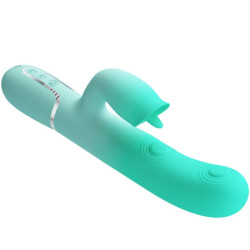 PRETTY LOVE - GIGI WIELOFUNKCYJNY WIBRATOR KRÓLIK AQUA GREEN