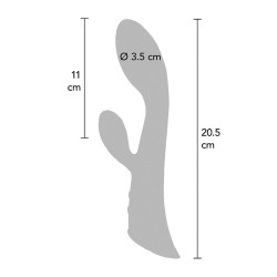TOYJOY - IVY CASSIA XTRA INTENSE VIBRATOR CLITORIS STIMULATOR BLACK