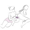 ROCKS-OFF - GLO-GIRL LILA RABBIT VIBRATOR