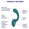 SATISFYER - G FOR FODDES 2 VIBRADOR RABBIT VERDE
