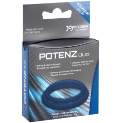 JOYDIVISION POTENZDUO - NIEBIESKIE PIERSCIONKI - M