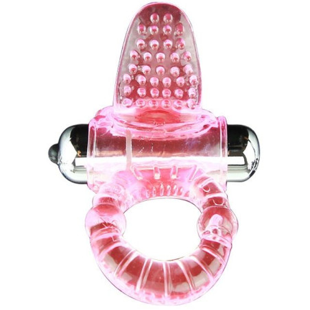 BAILE - SWEET ABS 10 RHYTHMS RING ROZOWY WIBRATOR PENIS PIERSCIEN