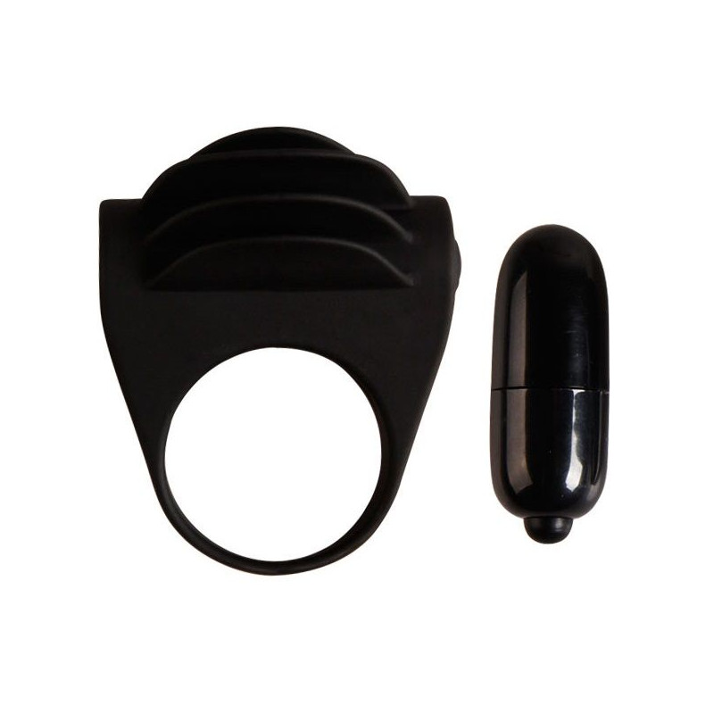 PRETTY LOVE - CHESTER BLACK VIBRATOR RING PRETTY LOVE - CHESTER BLACK VIBRATOR RING