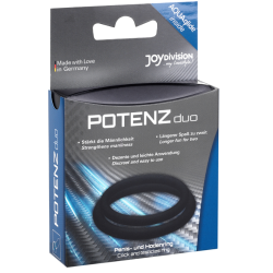 JOYDIVISION POTENZDUO - CZARNE PIERSCIONKI - M