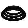 JOYDIVISION POTENZDUO - PLUS 3 BLACK RINGS SET - S, M, L