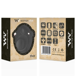 WOMANVIBE - SILIKONOWY PIERSCIEN WIBRATOROWY THOR