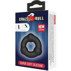 CRAZY BULL - SUPER MIEKKI SILIKONOWY PIERSCIEN Z GRUPKAMI