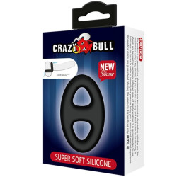 CRAZY BULL - SUPER MIEKKI PODWOJNY PIERSCIEN SILIKONOWY