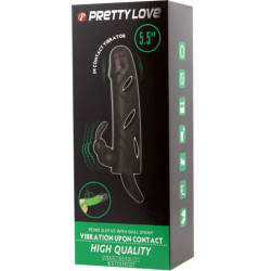PRETTY LOVE - OSLONA SILIKONOWA Z WIBRACJA 14 CM 2,0
