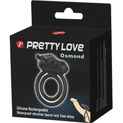 PRETTY LOVE - SILIKONOWY PIERSCIEN WIBRATOROWY OSMOND